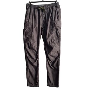 Relwen Drawstring Cargo Multiple Pockets Charcoal Pants Size L